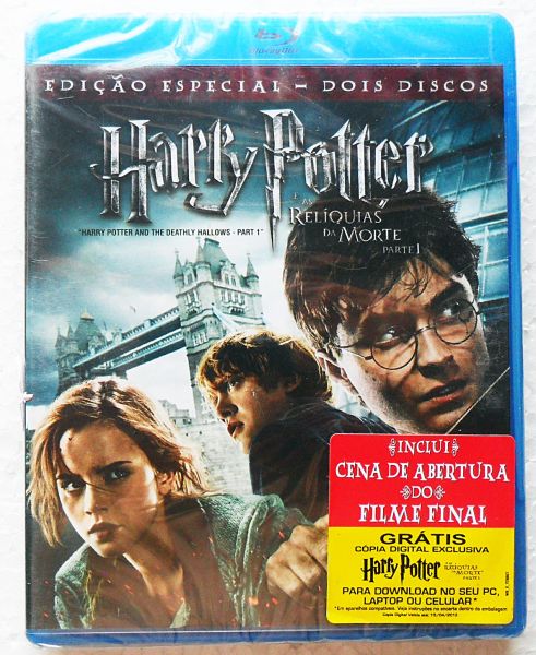 DVD HARRY POTTER RELÍQUIAS DA MORTE PARTE 1