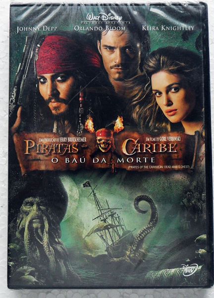 DVD PIRATAS DO CARIBE O BAÚ DA MORTE