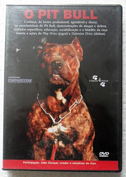 DVD O PIT BULL DOCUMENTARIO JOÃO CORAÇAR