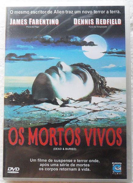 DVD OS MORTOS VIVOS JAMES FRENTINO FILME TERROR