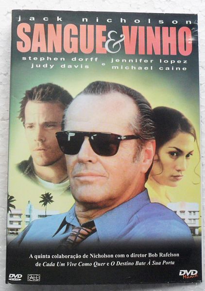 DVD SANGUE E VINHO JACK NICHOLSON