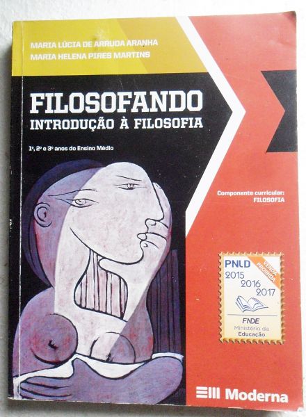 LIVRO INTRODUÇÃO A FILOSOFIA MARIA LÚCIA DE ARRUDA ARANHA