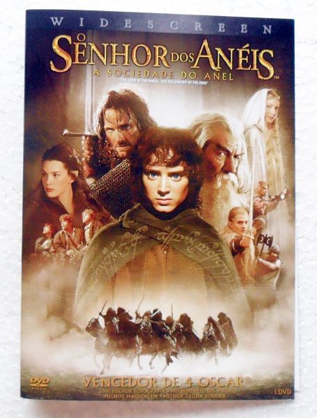 DVD O SENHOR DOS ANÉIS A SOCIEDADE DO ANEL