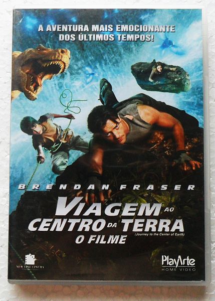 DVD VIAGEM AO CENTRO DA TERRA BRENDAN FRASER