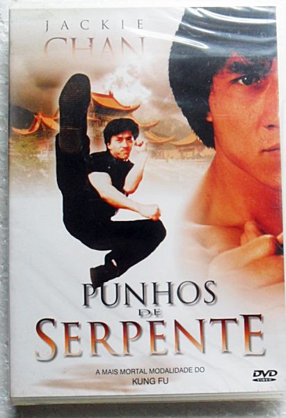 Filme Punhos de Serpente Jackie Chan Dvd Ação Filme de Kung Fu Antigo