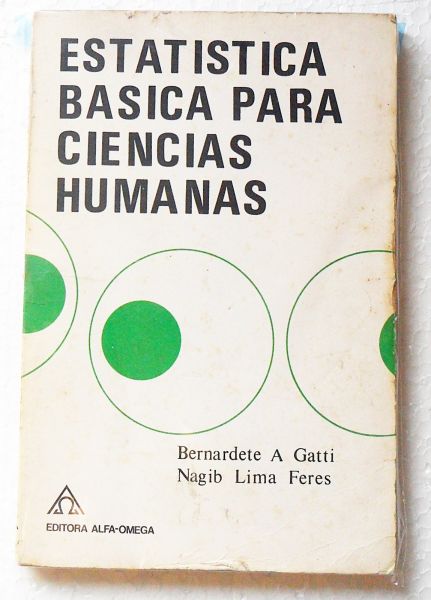 LIVRO ESTATISTICA BÁSICA PARA CIÊNCIAS HUMANAS