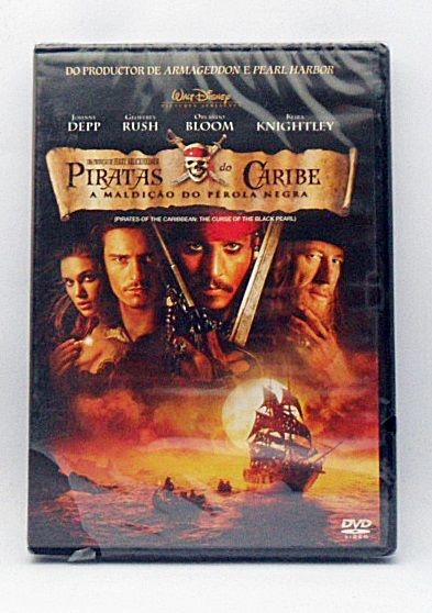 DVD PIRATAS DO CARIBE A MALDIÇÃO DO PÉROLA