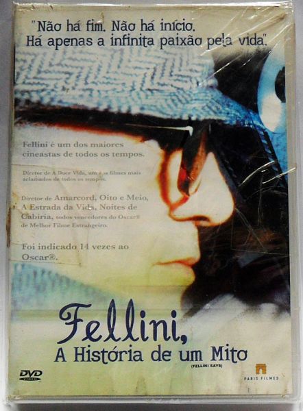 DVD FELLINI A HISTÓRIA DE UM MITO