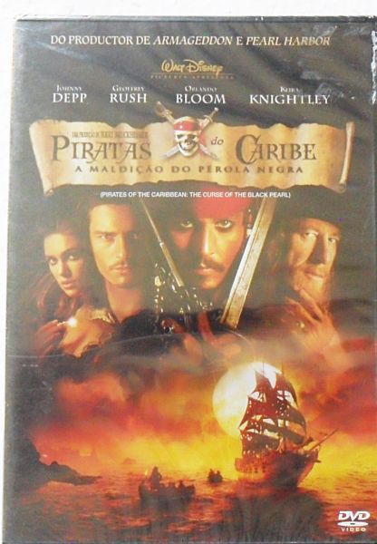 DVD PIRATAS DO CARIBE A MALDIÇÃO DO PÉROLA NEGRA