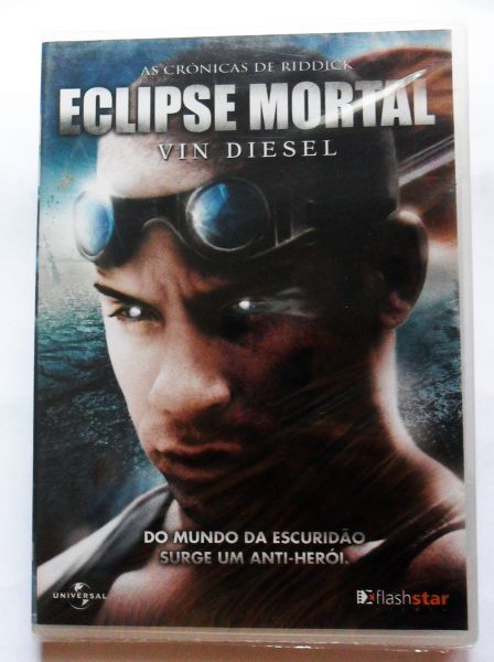 DVD ECLIPSE MORTAL VIN DIESEL FILME AÇÃO AVENTURA CLASSICO