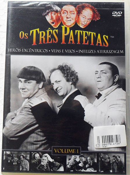 DVD OS TRÊS PATETAS VOLUME 1